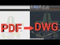 Insert PDF in AutoCAD DWG | AutoCAD tutorial ⏩