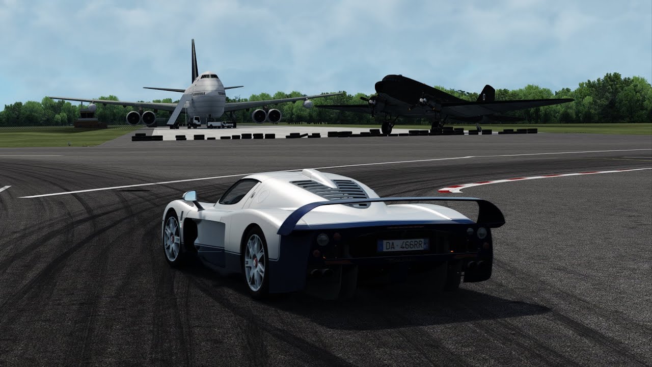 Assetto Corsa Maserati MC12 mod gameplay Top Gear test track lap