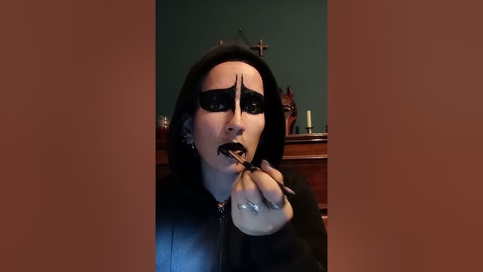 The black metal corpse makeup tutorial 