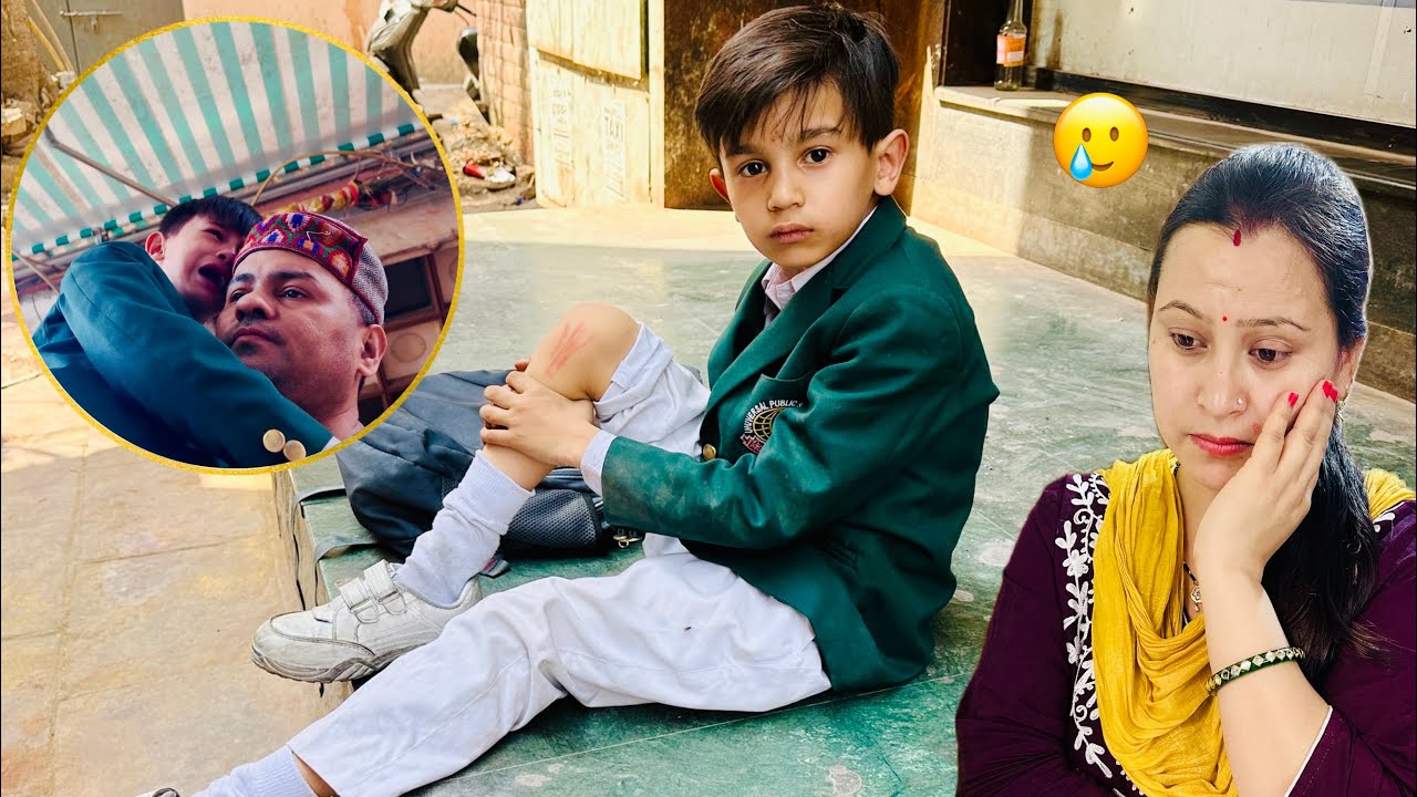 Rudransh Sidiyon Se Gir Gaya 🥲 Chot Lag Gai