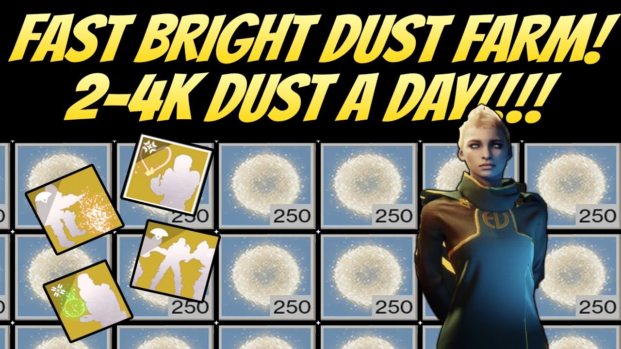 Fast Bright Dust Farm! 2-4K A Day! (Destiny 2 Shadowkeep) 