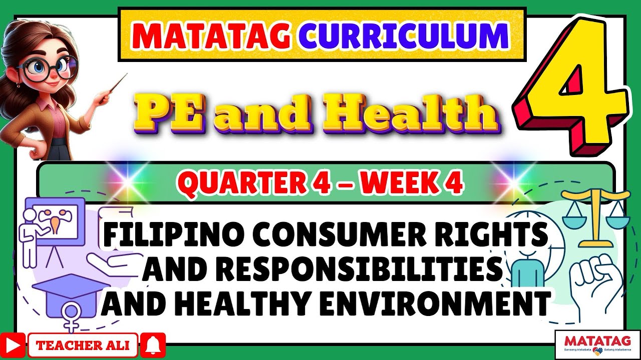 GRADE 4 PE AND HEALTH 4 QUARTER 4 WEEK 4 MATATAG - YouTube