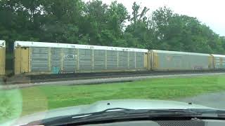 #6849 CSX Q217-19 Empty Autorack train