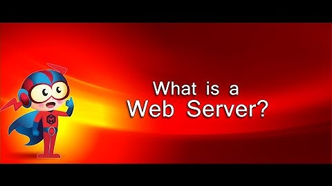 What is a web server?