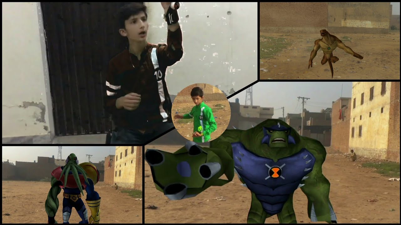 Albeado Albeado and VILGAX vs Ben 10||Albeado makes Ultimatrix and shake hand ...