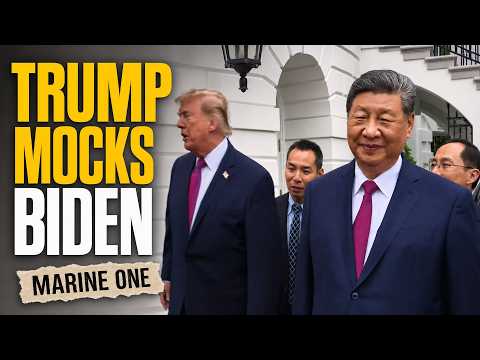 Urgent: Trump mocked Biden in the White House on camera, right before Xi's line about Trump
