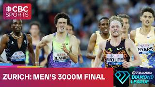 Meeting record in mens 3000m at Diamond League stop in Zurich
