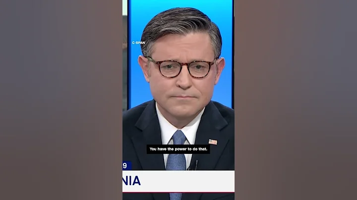 Voter confronts Mike Johnson on live TV about shutdown