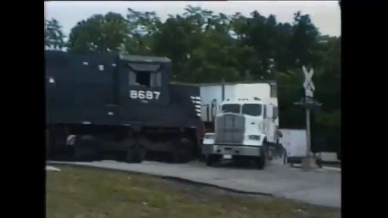 Train Hits Truck YouTube