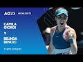 Camila Giorgi v Belinda Bencic Highlights | Australian Open 2023 Third Round