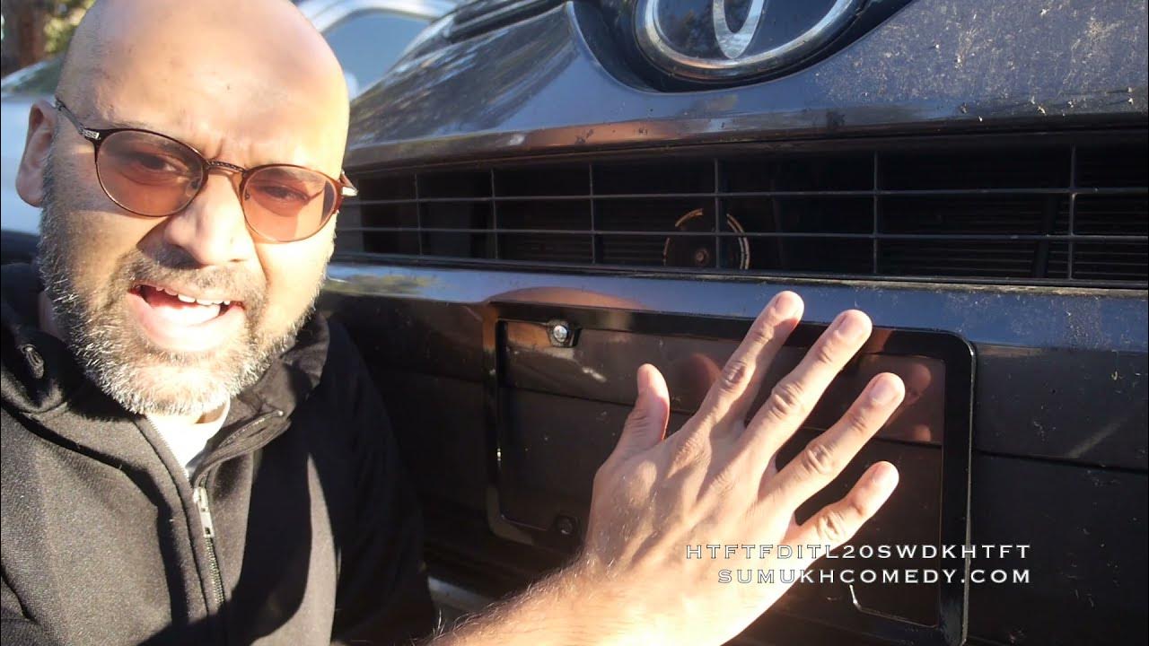 How To Install a Front License Plate YouTube
