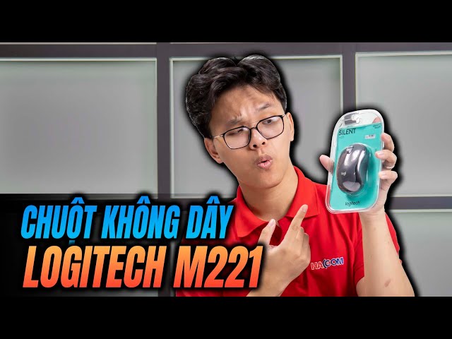 Trên Tay Và Đánh Giá Nhanh Chuột không dây Logitech M221 (Màu Đen)