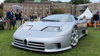 Bugatti EB110 SS Exhaust Sound Start up London- Ex Brunei Car