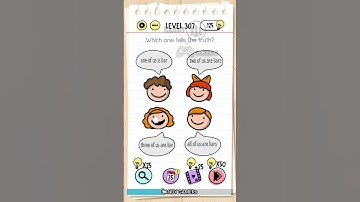 Brain Test level 307 ( Which one tells the truth? )