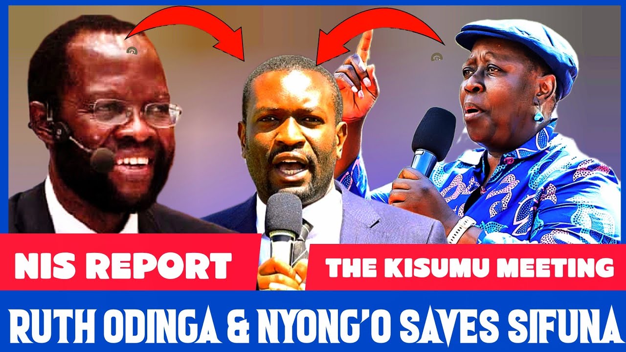 NIS REPORT: Inside Ruth Odinga & Anyang Nyong'o 2hr Secret Kisumu Meeting Saves Sifuna From ODM NDC!