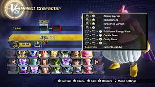 Dragon Ball Xenoverse 2 Roster