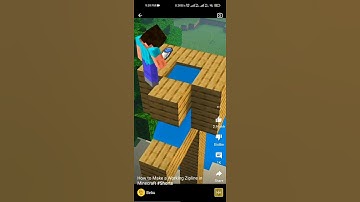 How to Make a Working Zipline in Minecraft #Shorts