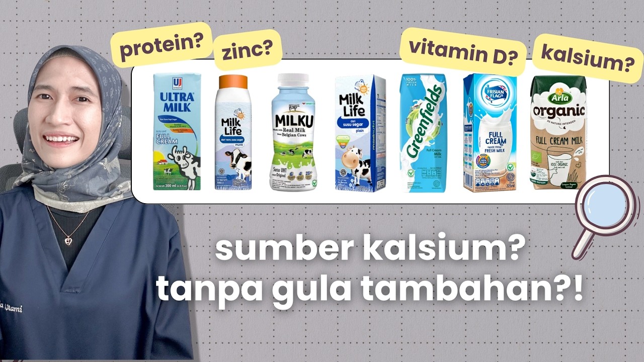 Battle 7 Susu Sumber Kalsium Tanpa Gula Tambahan?! | dr. Vania Utami