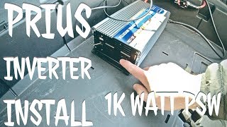 Prius Pure Sine Wave Inverter Installed! 🚙👍⚡️