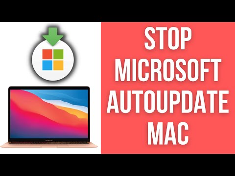 How To Stop Microsoft Autoupdate On Startup On M1 Mac macOS Office 365
