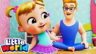 Daddy's Little Ballerina (Daddy is the Best) | Kids Songs & Nursery Rhymes by Little World