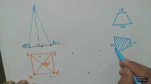 Sections of Solids - True shape given - Square pyramid