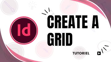 How to create a grid in InDesign