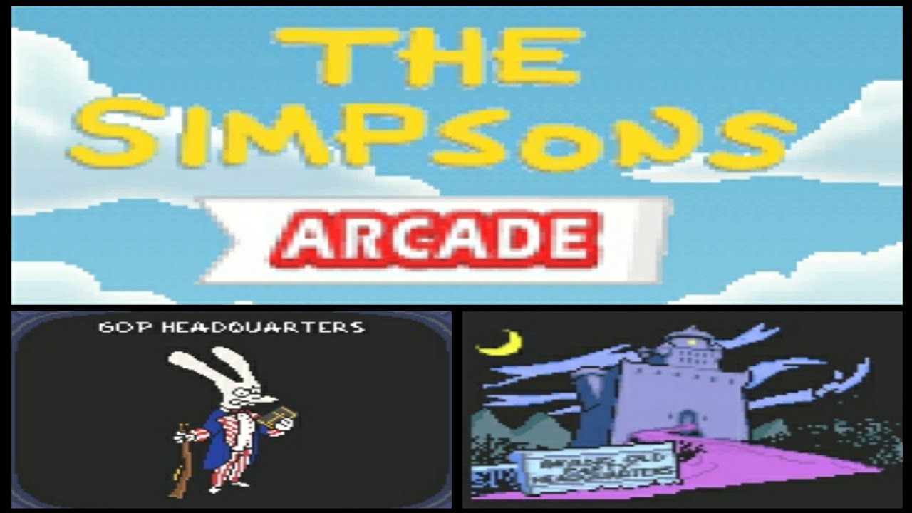 The Simpsons Arcade #05 - 60P Headquarters (Java Game) - YouTube