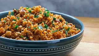 Healthy Quinoa Chickpea Bowl (Plant-Based) | Easy One Pot Vegan Recipes image