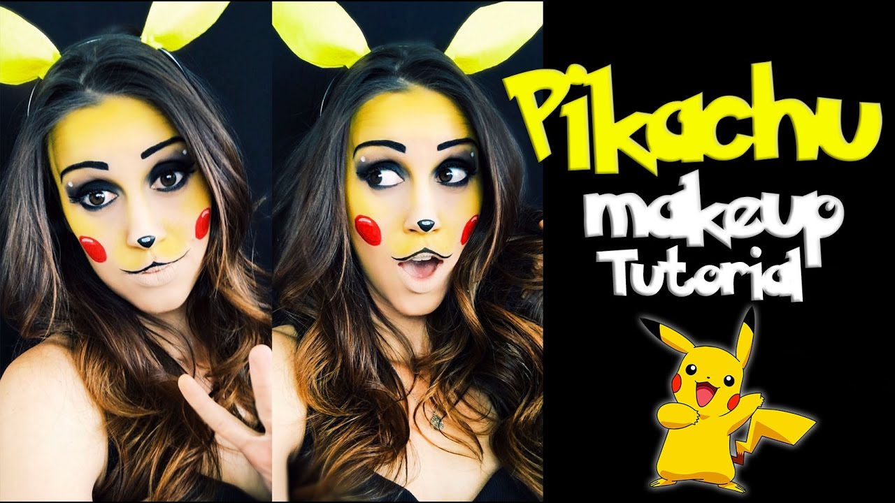 Pikachu Pokémon Halloween Makeup 2016