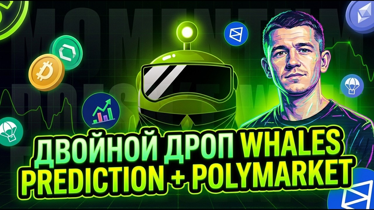 🐋 Whales Prediction Airdrop - Двойной фарм дропа от Polymarket