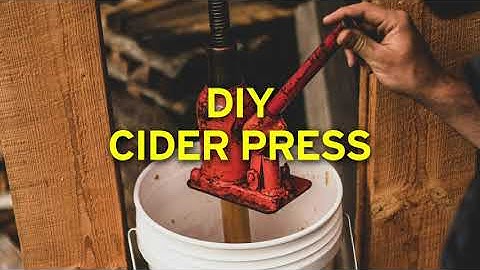DIY CIDER PRESS