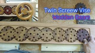Twin Screew Vise Wooden Gears Diy CNC Machine
