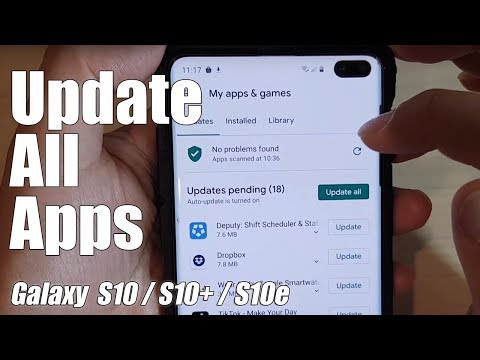 How to Check and Update All Apps on Galaxy S10 / S10 Plus / S10e