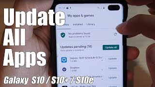 How to Check and Update All Apps on Galaxy S10 / S10 Plus / S10e screenshot 4