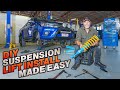 DIY LIFT KIT INSTALL SECRETS! How to install a 4x4 lift kit at home in half a day