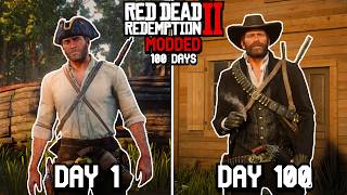 I Spent 100 Days in MODDED Red Dead Redemption 2... Here's What Happened