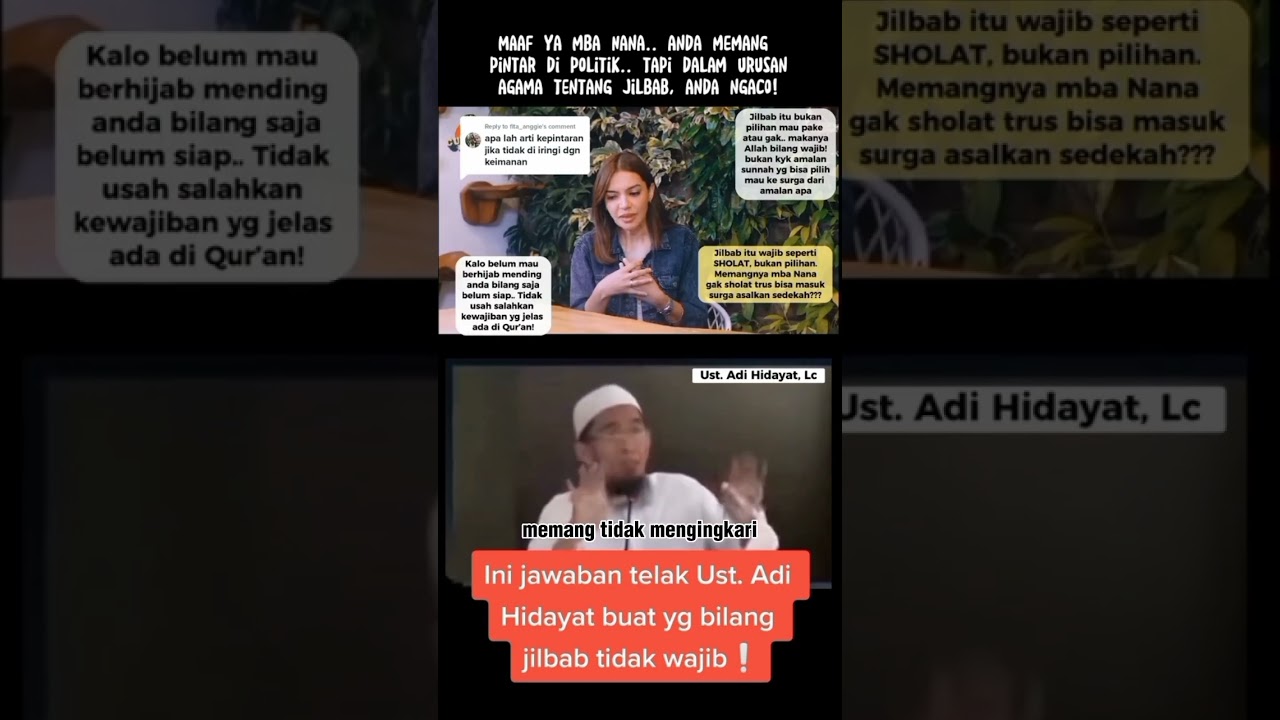 Apakah Boleh Lepas Hijab? ustadz Adi Hidayat