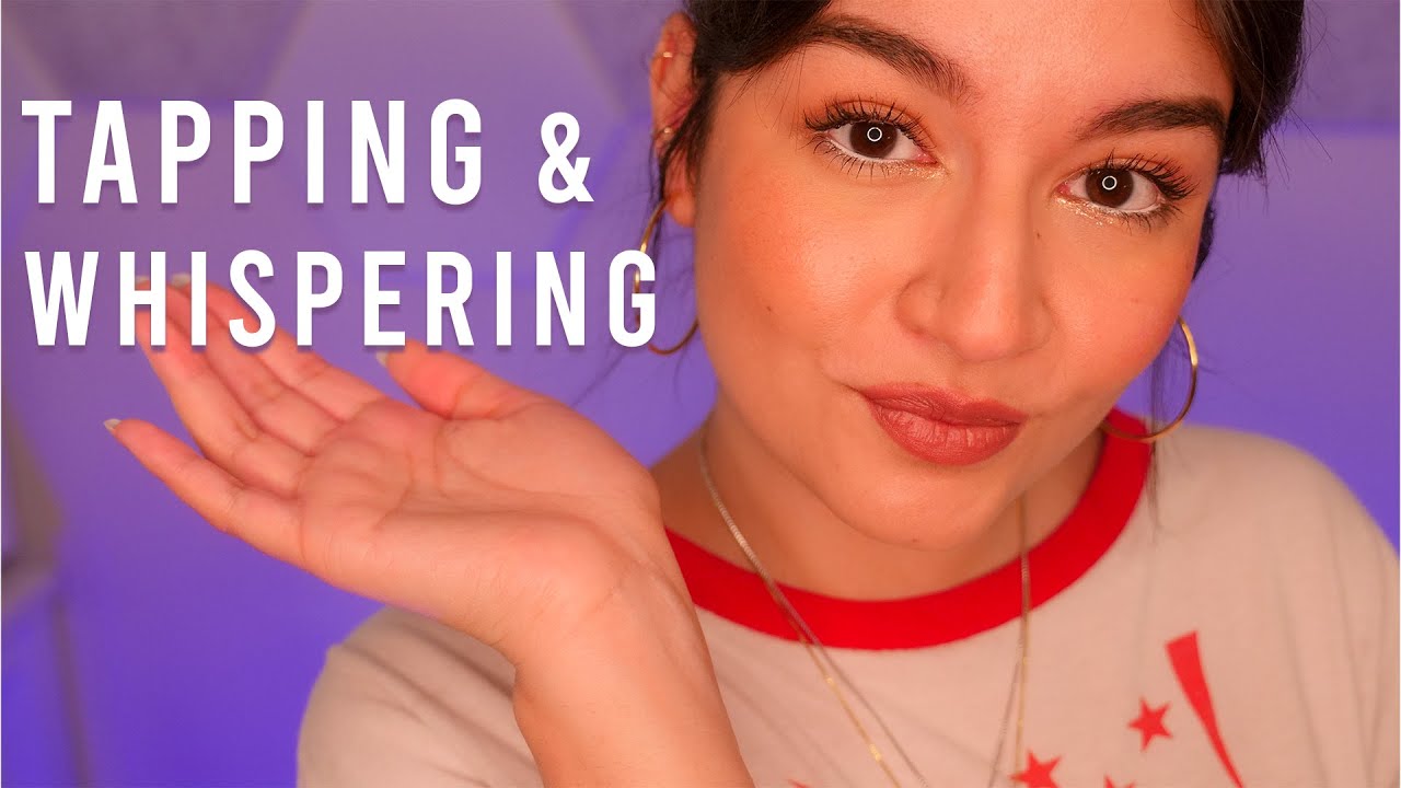 ASMR Tapping & Whispering To Make You Sleepy (Show and Tell)