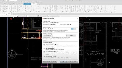 iScaf® 10 - Graphics card configuration and advice. Acceleration should be switch on for iScaf®