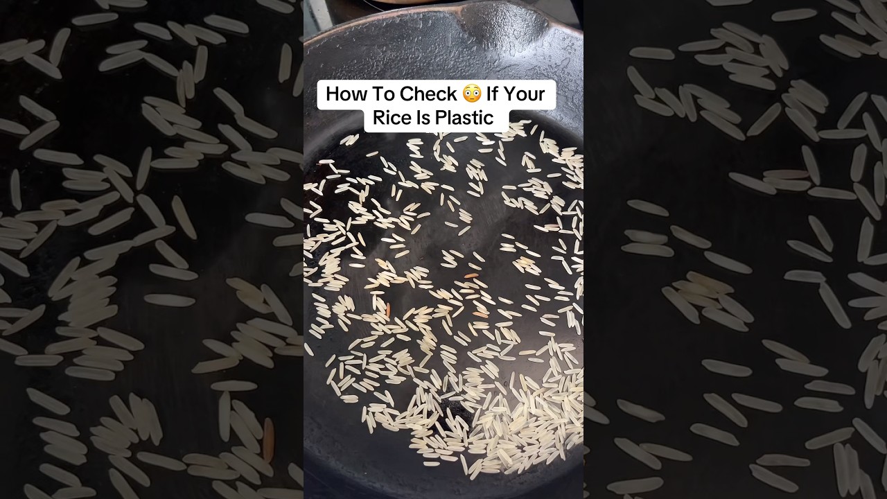 How To Check 😳 If Your Rice is Plastic 