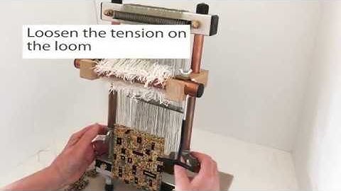 How to Remove a Bead Weaving from a Mirrix Loom