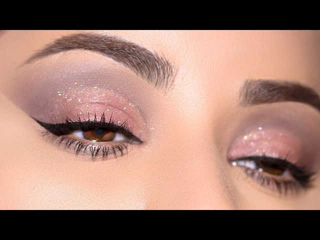 How To: Create the easiest SPARKLY Cut Crease! | H...