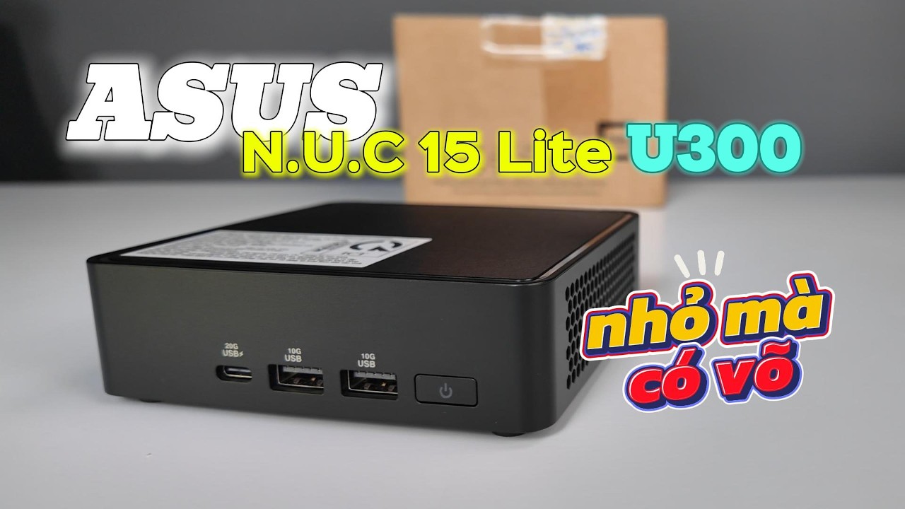 Mini PC ASUS NUC 15 Lite BNUC15CRLIP00000 Intel U300