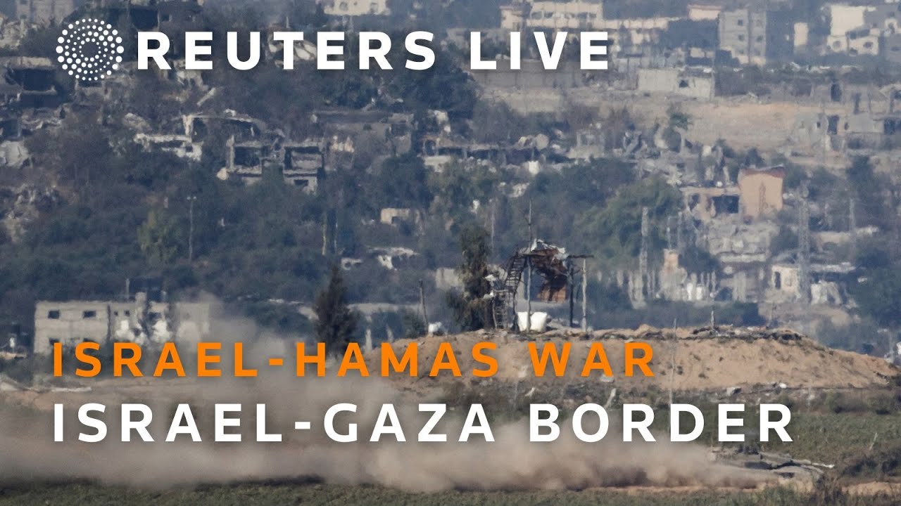 LIVE: View over Israel-Gaza border as seen from southern Israel