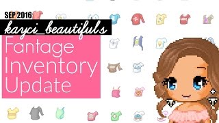 kayci_beautiful's Fantage Inventory Update - Sep. 2016