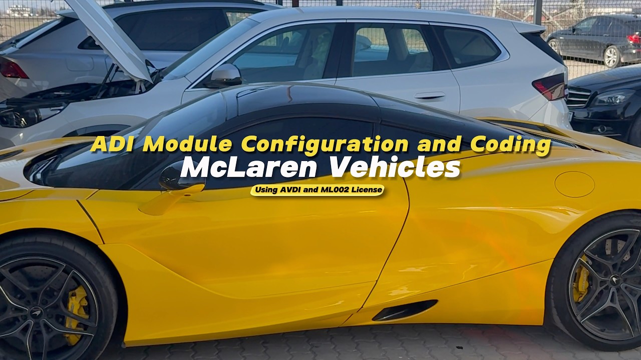 ADI Module Configuration and Coding for McLaren Using AVDI and ML00x Abrites Licenses! - YouTube