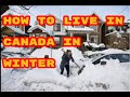 Real canadian life i winter in canada