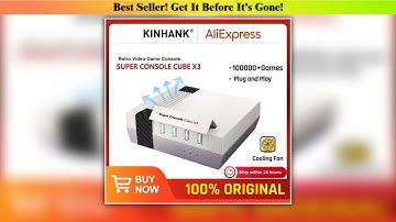 Unboxing KINHANK Super Console Cube X3 Retro Game Console 100000 Games Support NAOMIDCSSMAME 8K