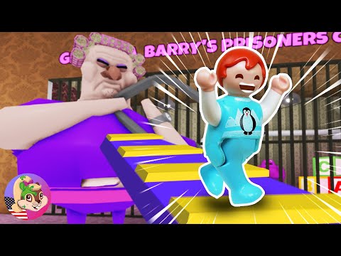 OMA IS EVIL!😠 In prison with Emma! Will she escape? 😱 Obby (Roblox) | Playmobil Family Bird